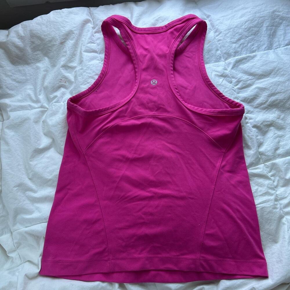 Pink lululemon tank top lululemon